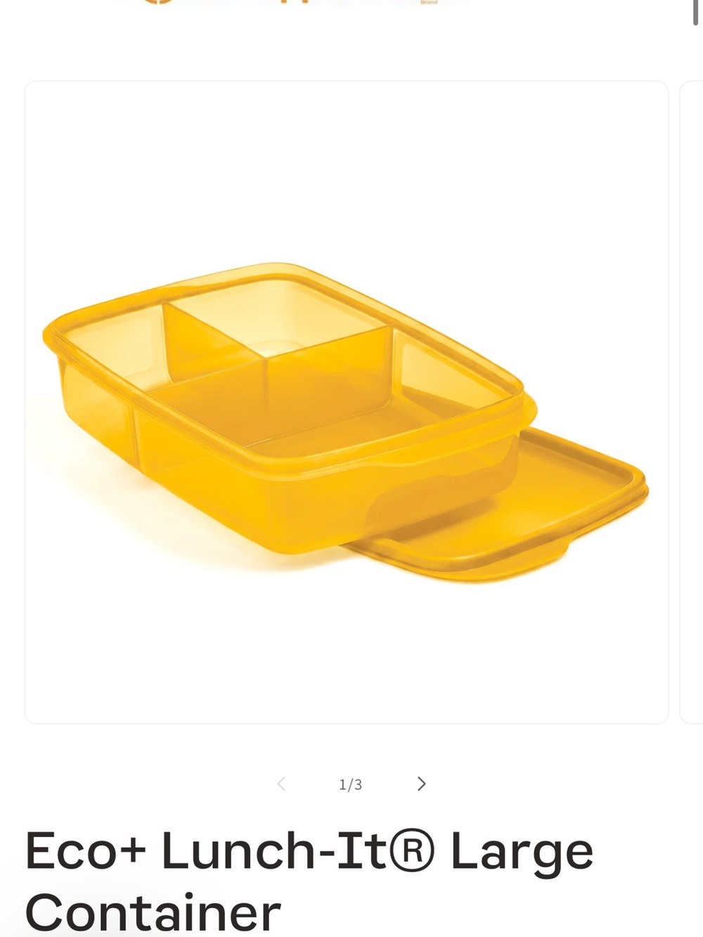 Tupperware Lunch-It® Large Container in Yellow